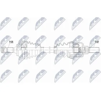 Poloosa kola Hnací hřídel - poloosa NTY NPW-CT-159