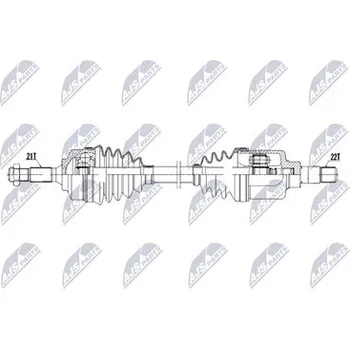 Hnací hřídel - poloosa NTY NPW-PE-126