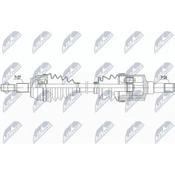 Poloosa kola Hnací hřídel - poloosa NTY NPW-FR-147