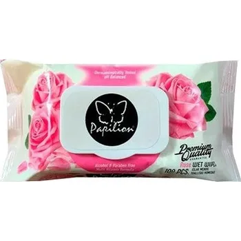 Vlhčený ubrousek Ubrousky vlhčené 100ks Papilion Okouzlující růže