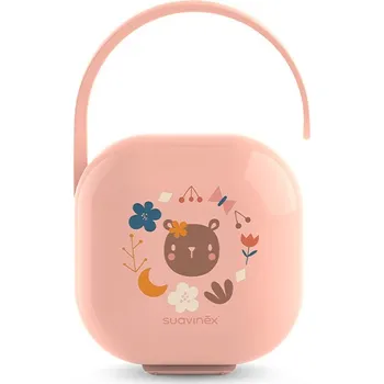 Krabička na dudlík Suavinex růžový