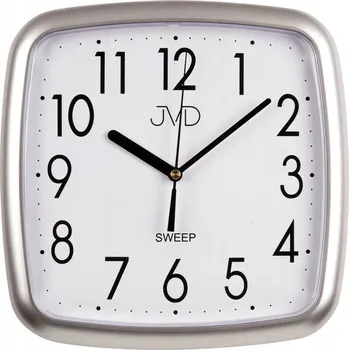 Hodiny JVD HP615.2 - 25x25 cm - STŘÍBRNÉ - Nástěnné hodiny