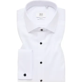 Pánská košile Společenská košile GENTLE SHIRT Eterna Slim Fit bílá velikost: 38, délka rukávu: dlouhý rukáv