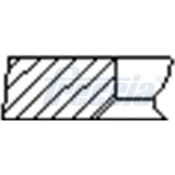 Píst motoru Sada pístních kroužků, FR10-377100