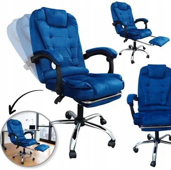 Otočná kancelářská židle Ecarla modrá