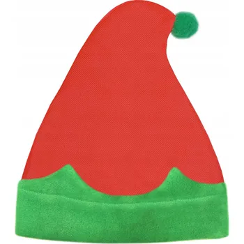Čepice ČEPICE VÁNOČNÍHO SKŘÍTKA ELFA ČERVENÁ