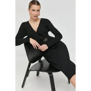 Dámské šaty Šaty Morgan RMBIZ.NOIR černá 99X, vel. XL