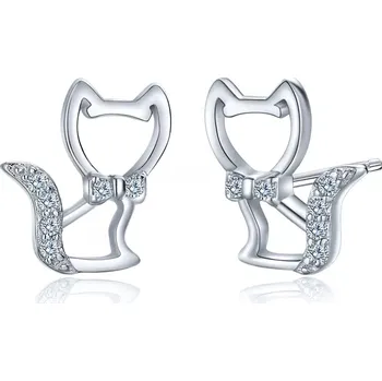 Náušnice Dámské stříbrné náušnice EMELL Ag 925