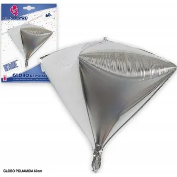 Balónek Stříbrný fóliový balónek ve tvaru hvězdy na párty