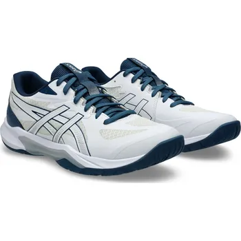 Pánská sálová obuv Asics GEL-TACTIC 13 Sálová obuv WHITE / MAKO BLUE, UK 10, EU 45, US 11, 28,5 cm