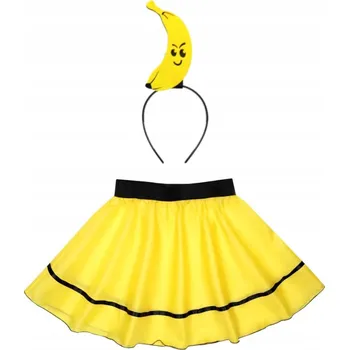 Karnevalový kostým Kostým banán twojestroje_pl vel. 110-122
