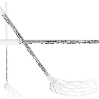 Florbal Unihoc UNILITE CARBSKIN TITAN 26 silver OVAL Florbalová hůl stříbrná, Pravá (pravá ruka dole), 104cm (=114cm)