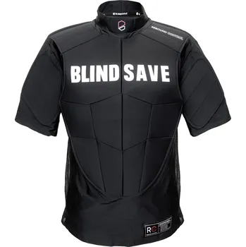 Florbalový dres BlindSave SAMURAI Chest armour RC (S/S) Brankářská vesta M, černá