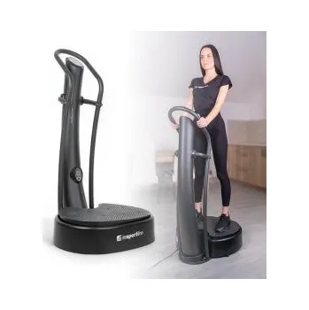 Insportline Lotos Max Černá vibrační stroj + DÁREK DLE VÝBĚRU!