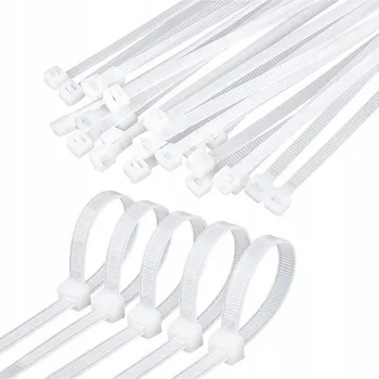 Stahovací páska Upínací pásky stahovací pásky 2,5x100 mm 100kusů bílé nástroje