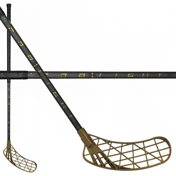 Florbal Zone floorball AIR/ONE PROLIGHT UD MARBLE 27 gold Florbalová hůl černá / zlatá, Levá (levá ruka dole), 104cm (=114cm)