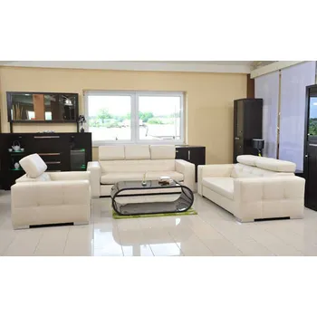 Sedací souprava PYKA Kožená sedací souprava Etna 3+2+1 s rozkladem Hlavní látka: kůže S16