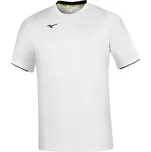 Mizuno Core Short Sleeve Tee Tričko S, bílá / modrá