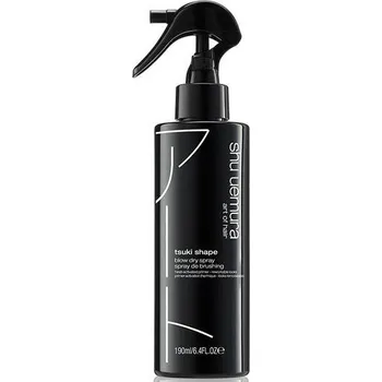 Tepelná ochrana vlasů shu uemura Styling Tsuki Shape Blow Dry Spray teplem aktivovaný sprej pro fénování a styling 190 ml