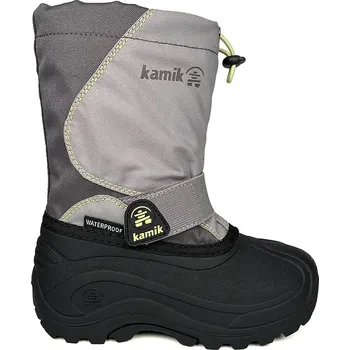 Dívčí kozačky Boty Kamik Grau/ Schwarz 5615305 33.5