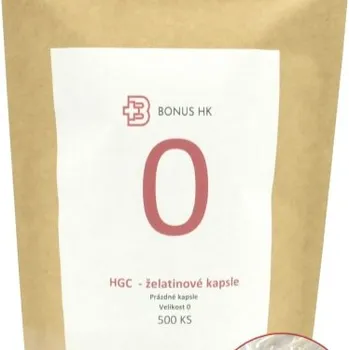 Prázdné želatinové kapsle 0 balení 500ks