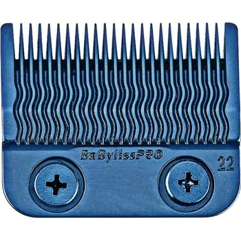 Příslušenství k holicímu strojku BaByliss PRO Replacement Blue Titaninum Mim Blade For odolná titanová fade čepel vyrobená metodou MIM 1 ks