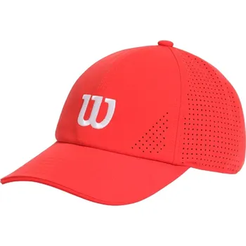 Raketový sport Kšiltovka Wilson Active Perforated Cap Red Velikost: S/M