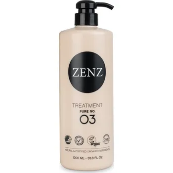Vlasová regenerace ZENZ Organic Pure Treatment No. 03 intenzivní proteinová kúra pro suché a poškozené vlasy 1 l