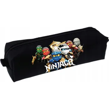 Penál Černý PENÁL tuba ŠKOLNÍ kostka NINJAGO