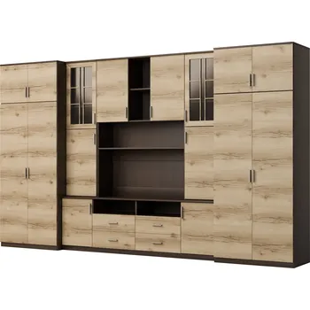 Obývací stěna Nábytek do obývacího pokoje eMeblast dub sonoma