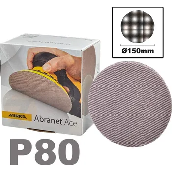 Brusný papír Mirka Abranet ACE Ø150mm P80