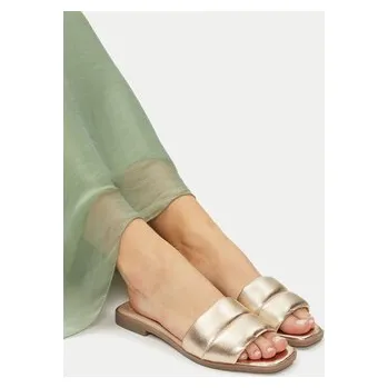 Dámské pantofle Nazouváky Lasocki WI16-MENA-16 Zlatá 41