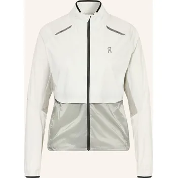 On Dámská Běžecká Bunda Weather, krémová / šedá, 36