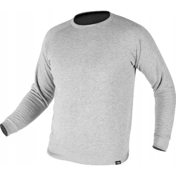 Pánská mikina PÁNSKÁ MIKINA PRACOVNÍ MIKINA šedý MELANŽ tepláky teplákovka NEO COMFORT 81-650 3XL