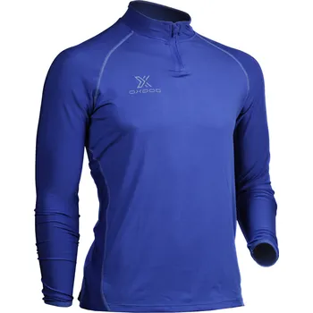 Pánská mikina Oxdog WINTON PRO II LS WARMUP JERSEY Sportovní triko s dlouhým rukávem 128 cm, modrá