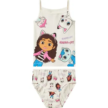 Dívčí souprava spodního prádla, 2dílná (bílá, 110/116)