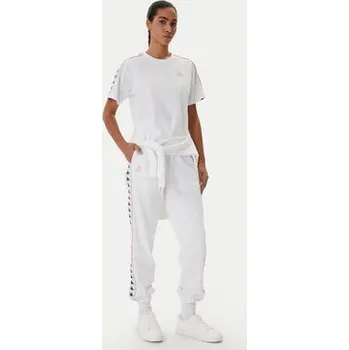 Pánské tričko Kappa T-Shirt Banda Adi 371U6WW Bílá Regular Fit XS