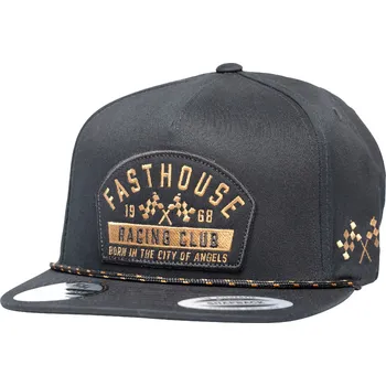 Fasthouse Acclaim Hat Oversized Black 600033-00-13