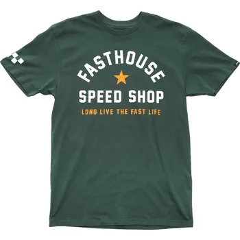 Fasthouse Fast Life Tee Forest Green Velikost: L 1259-9910