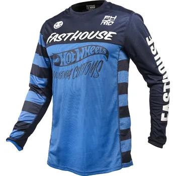 Moto dres Fasthouse dětský Grindhouse Hot Wheels dres Electric Blue Velikost: YL 2772-3023
