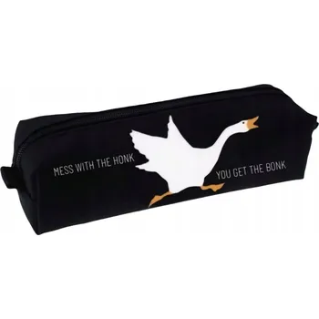 Penál Černý PENÁL tuba ŠKOLNÍ kostka HUSA