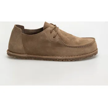 Pánské tenisky Birkenstock Utti Lace Suede Leather Regular (gray taupe) 45, hnědá