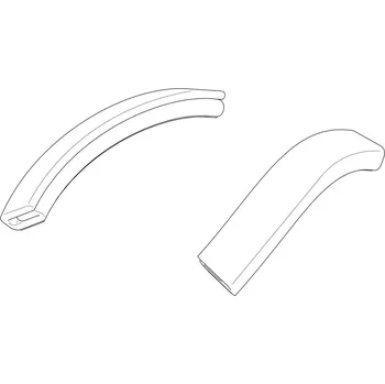 vozík za kolo Shoulder pad - right - light gray Thule 55339