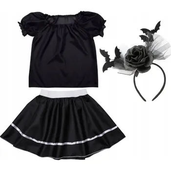 Karnevalový kostým KOSTÝM NETOPÝR GACEK HALLOWEEN 98-110 3 díly