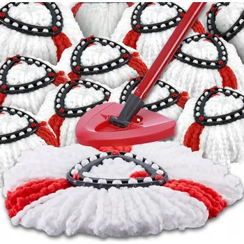 mop 12x VLOŽKA DO MOPU ROTAČNÍ MOP NÁHRADNÍ HLAVICE MEGA ABSORPČNÍ NÁHRADA