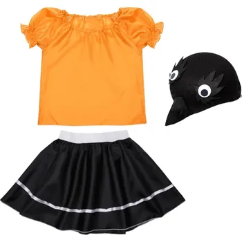 Karnevalový kostým KOSTÝM GIL PTÁČEK OBLEČEK SADA PLES JARO PLES PODZIM ČEPICE 98-110 3 díly