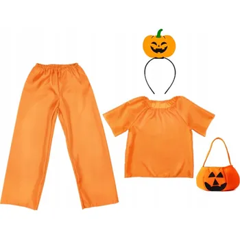 Karnevalový kostým KOSTÝM DÝNĚ KALHOTY HALENKA ČELENKA 98-110 5el