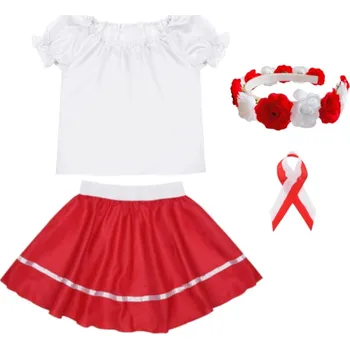 Karnevalový kostým KOSTÝM NÁRODNÍ SUKNĚ HALENKA 98-110 4el