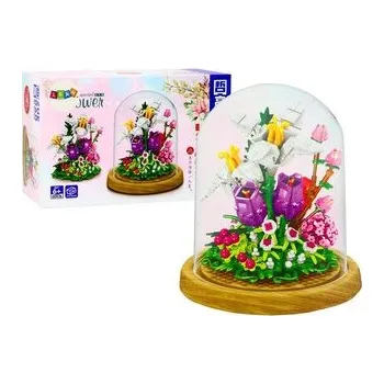 Karnevalový kostým Klocki Kwiaty w gablotce 487el