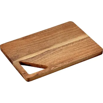 Kuchyňské prkénko Prkénko na krájení CUTLY 28x19 cm z masivu hnědé